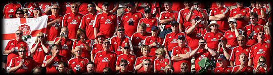 British Lions sea of red